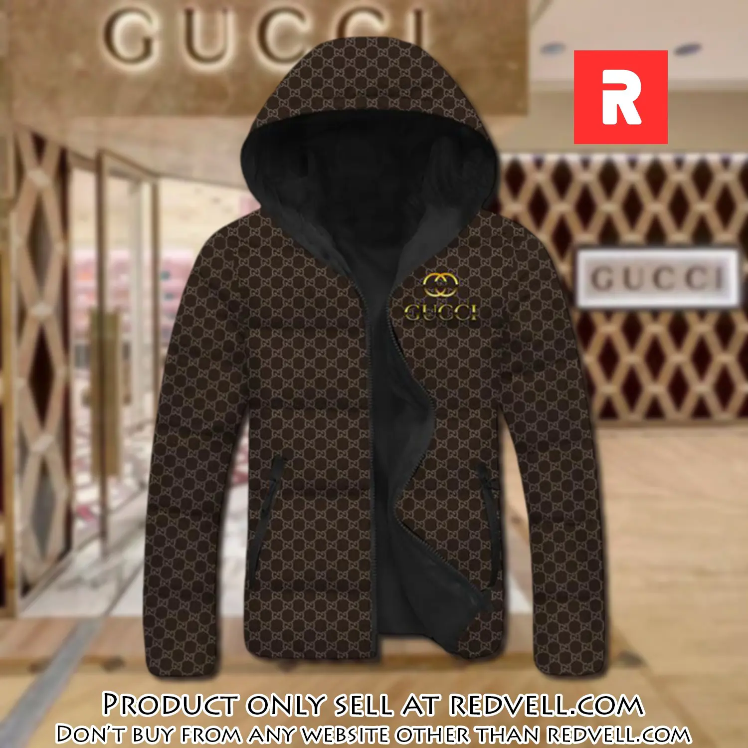 Gucci downfilled coat ultralight down jacket outdoor jacket warm outwear dfj1005 rv5143373